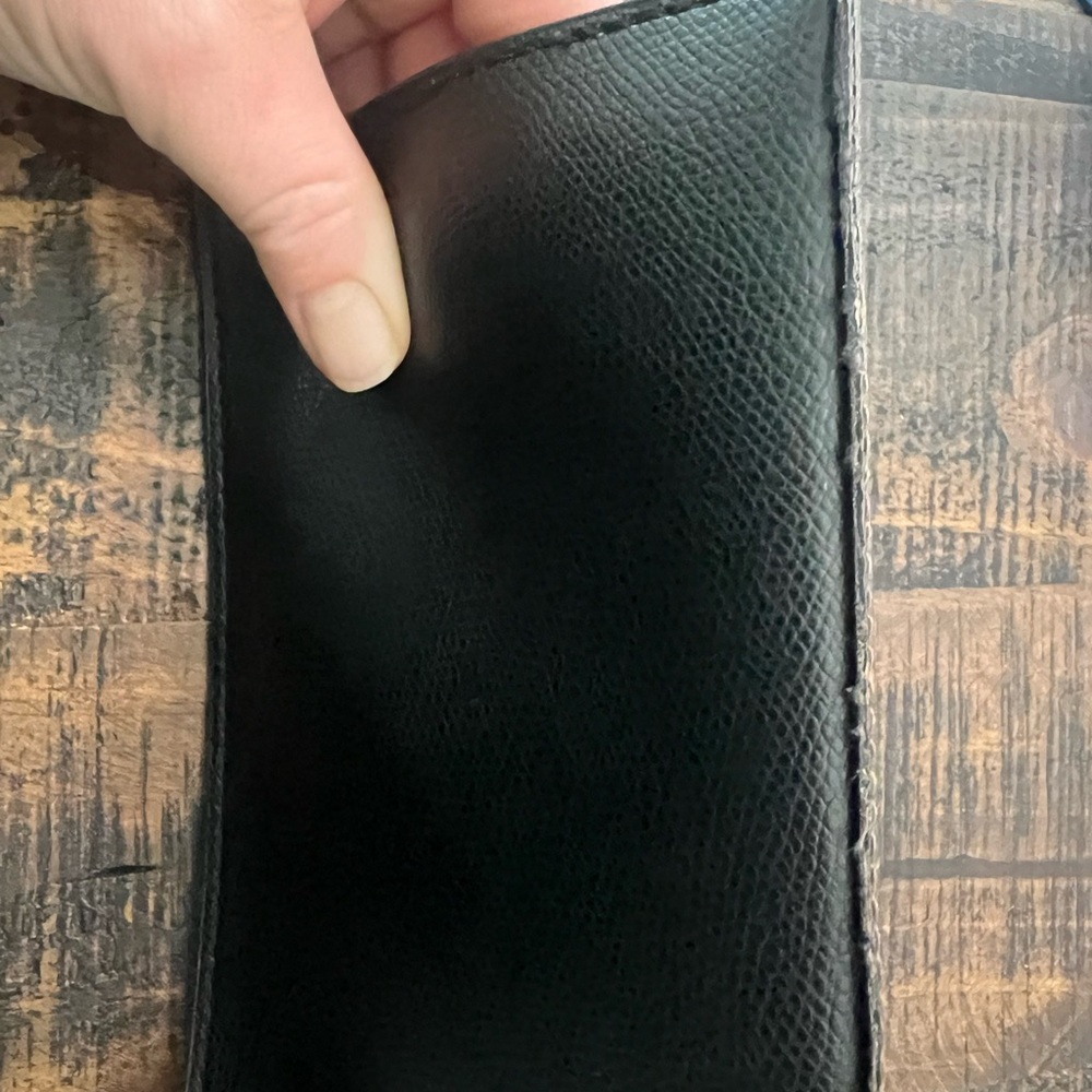Black and Brown Monogram Clutch - Picture 5 of 8